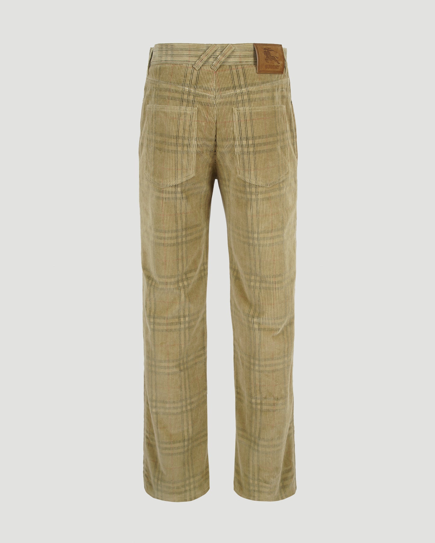 Check Corduroy Trousers