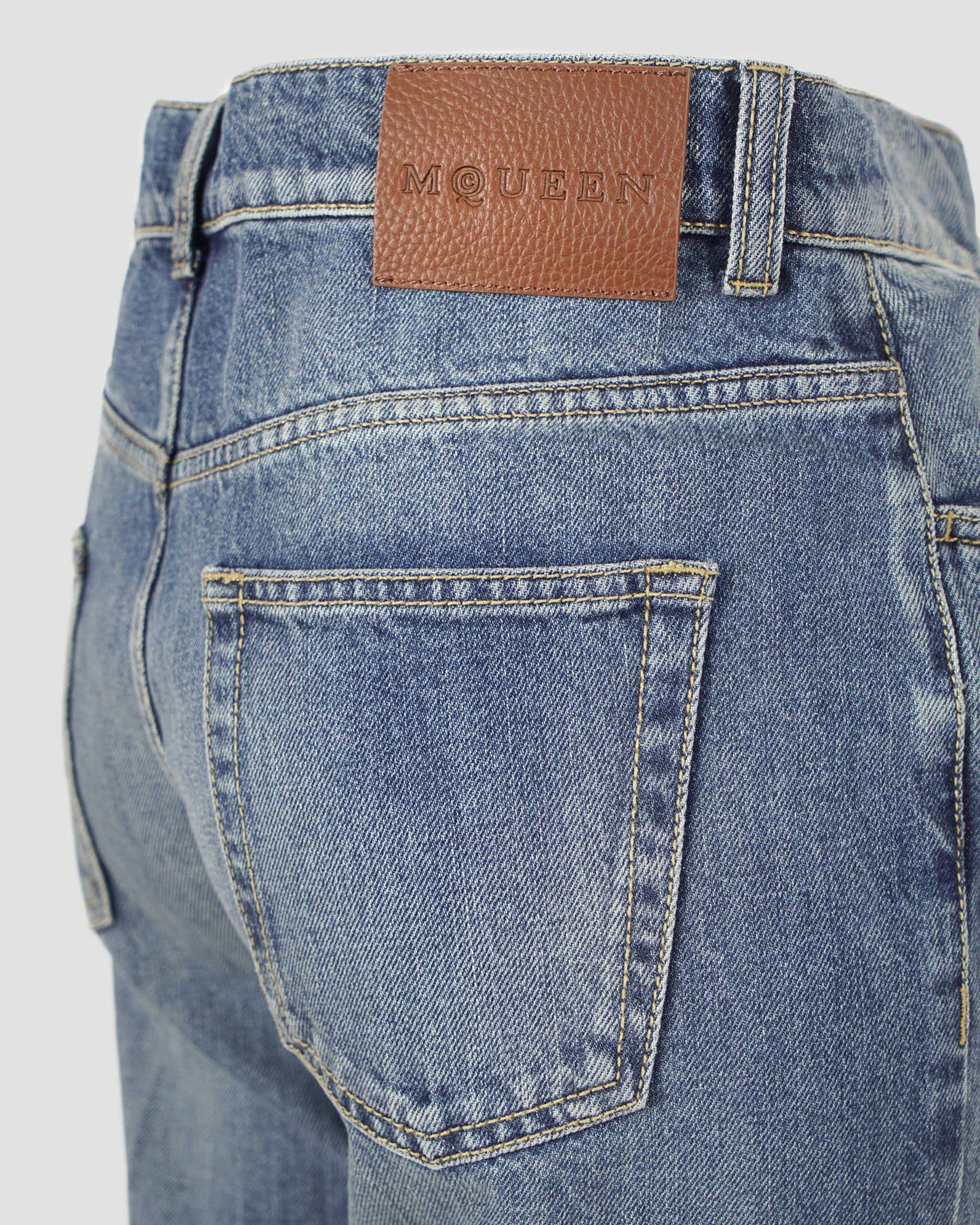 Flared Jeans in Indigo Denim