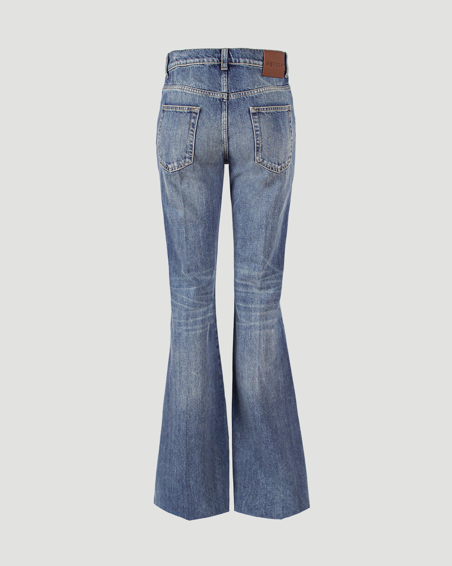 Flared Jeans in Indigo Denim