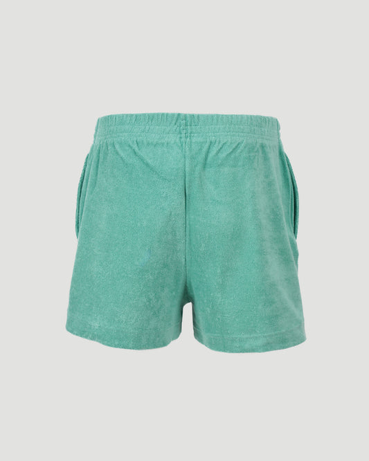 Cotton Shorts in Mint Green