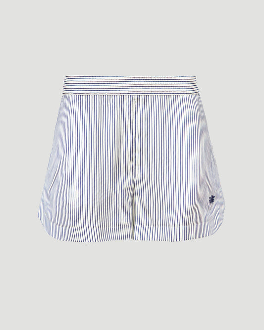 Striped Shorts in Silk