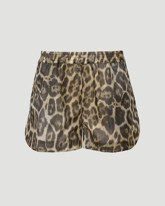 Shorts in Animal Print