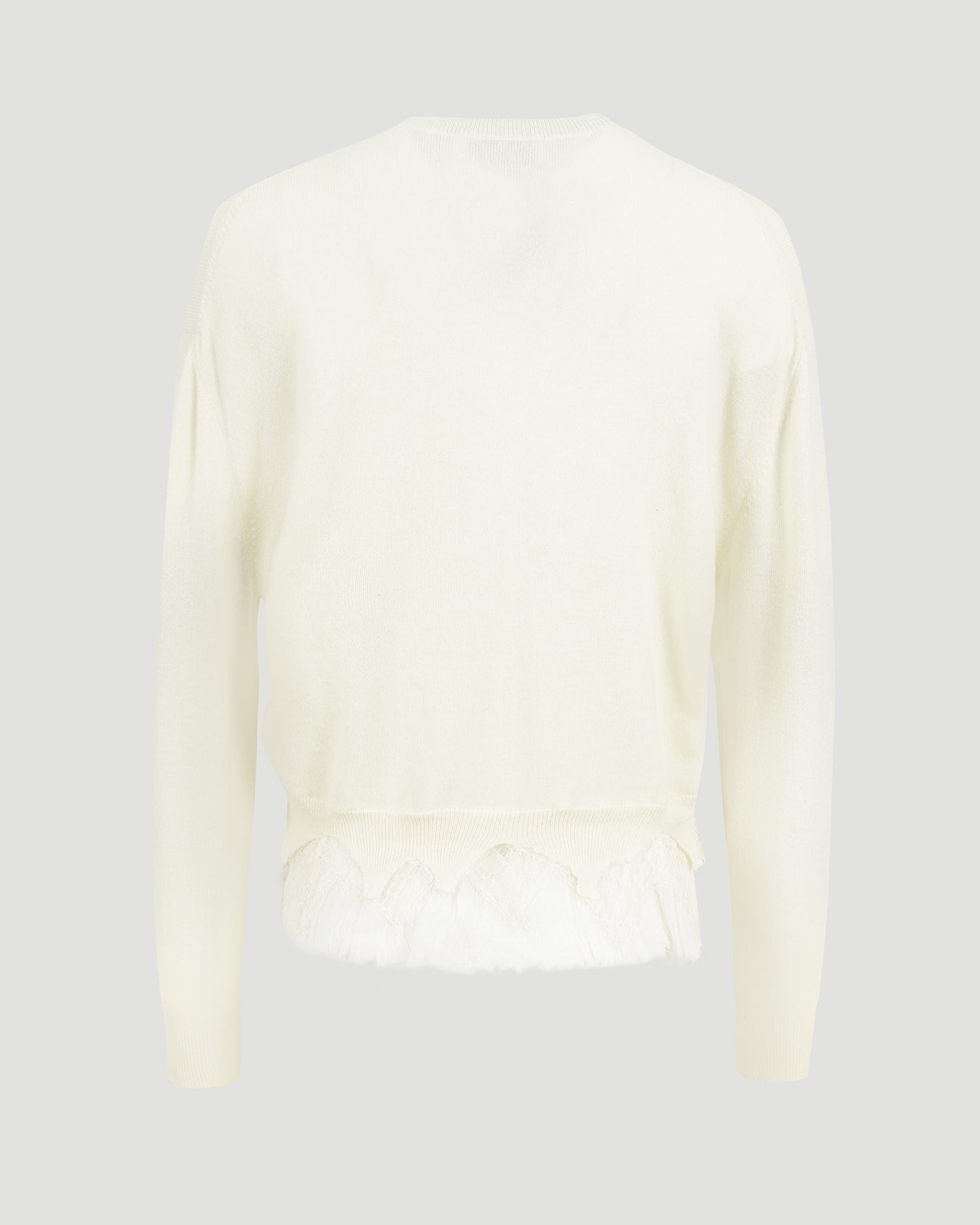 Spider Web Lace Cardigan in Ivory