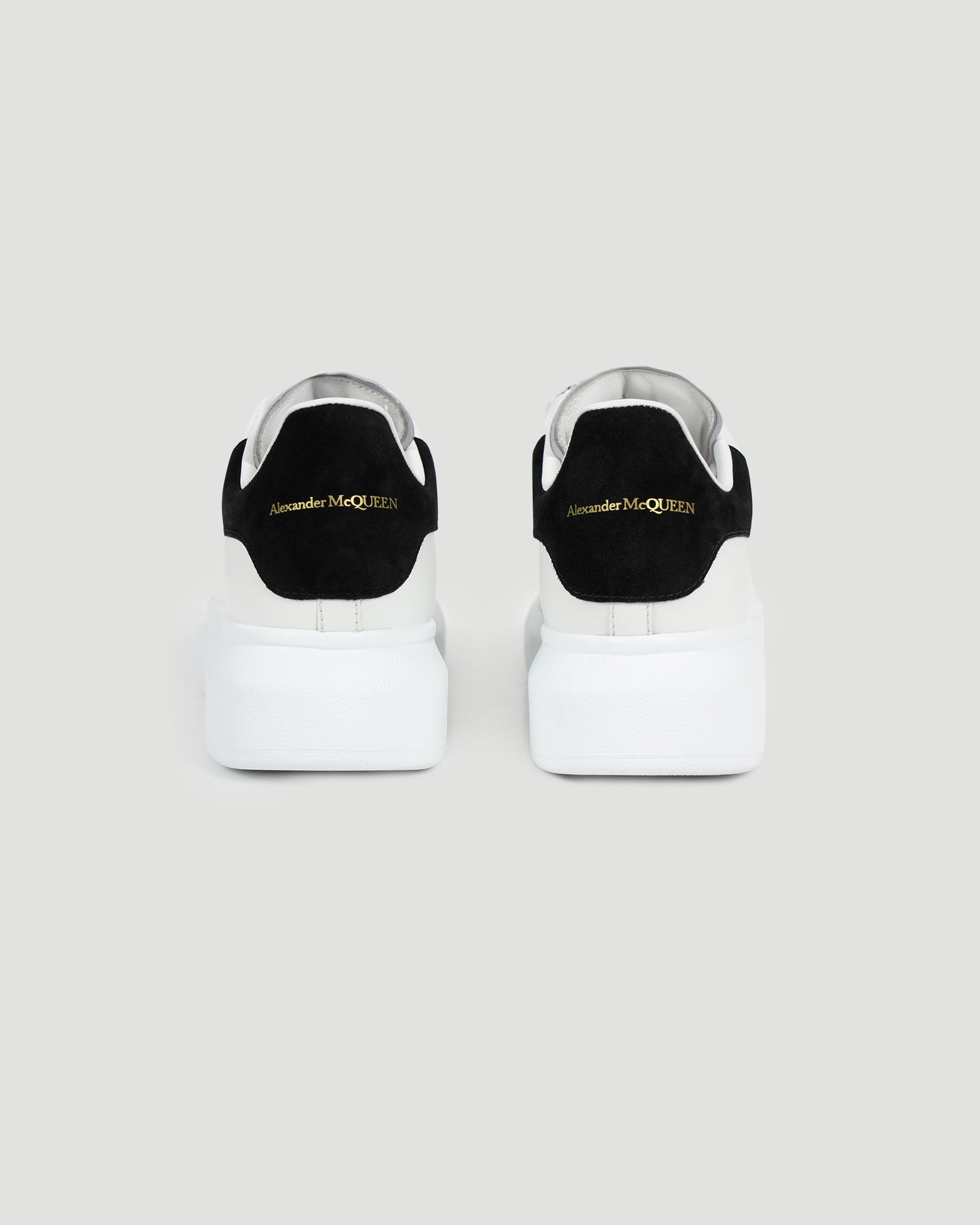 Oversized Sneaker in White and Black