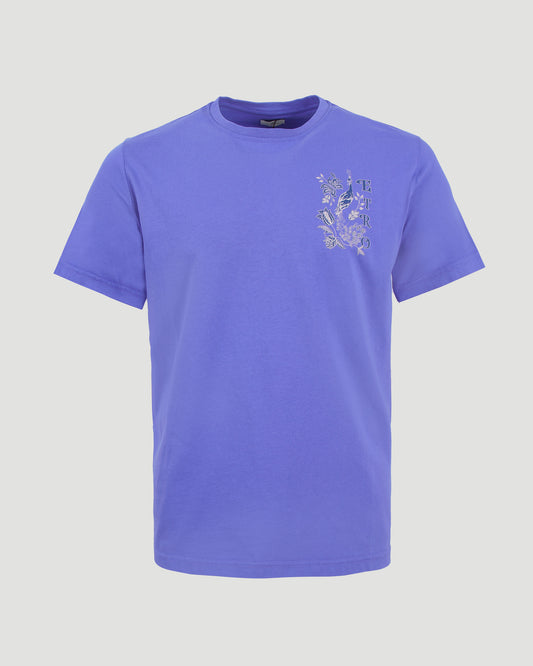 Cotton T-Shirt in Blue