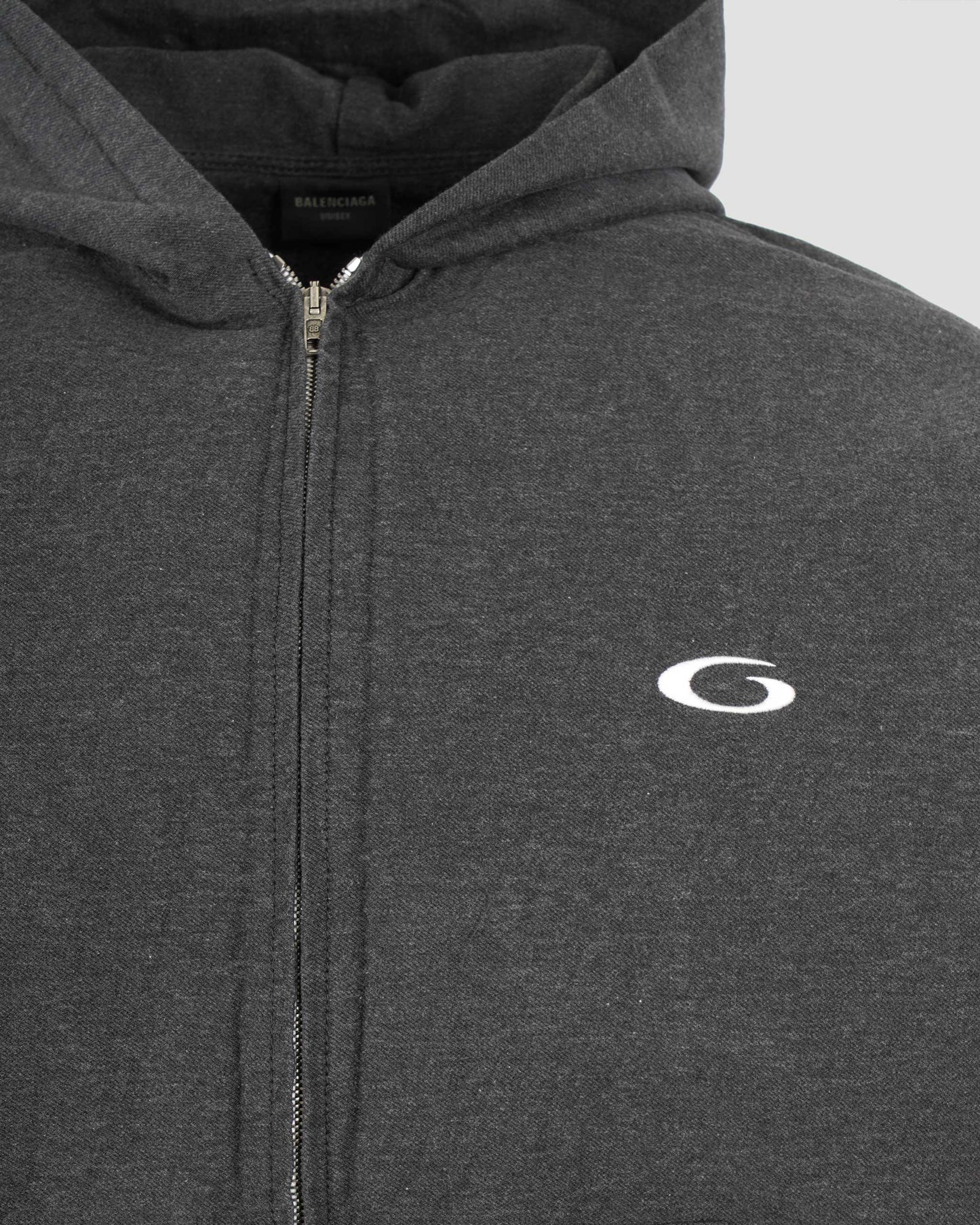 Trompe L'œil Hoodie in Anthracite