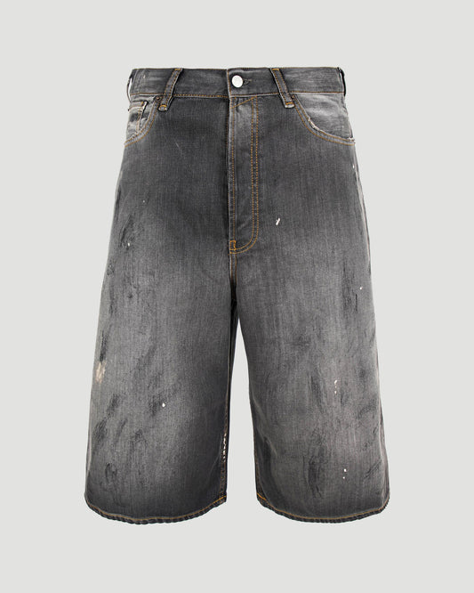 Denim Shorts in Dark Wash