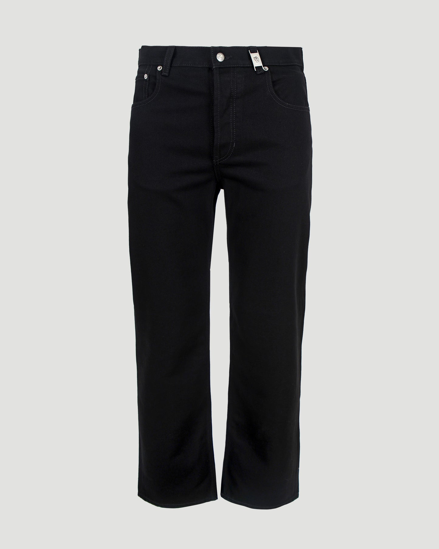 Straight-Leg Jeans in Black
