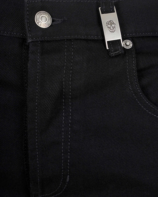 Straight-Leg Jeans in Black