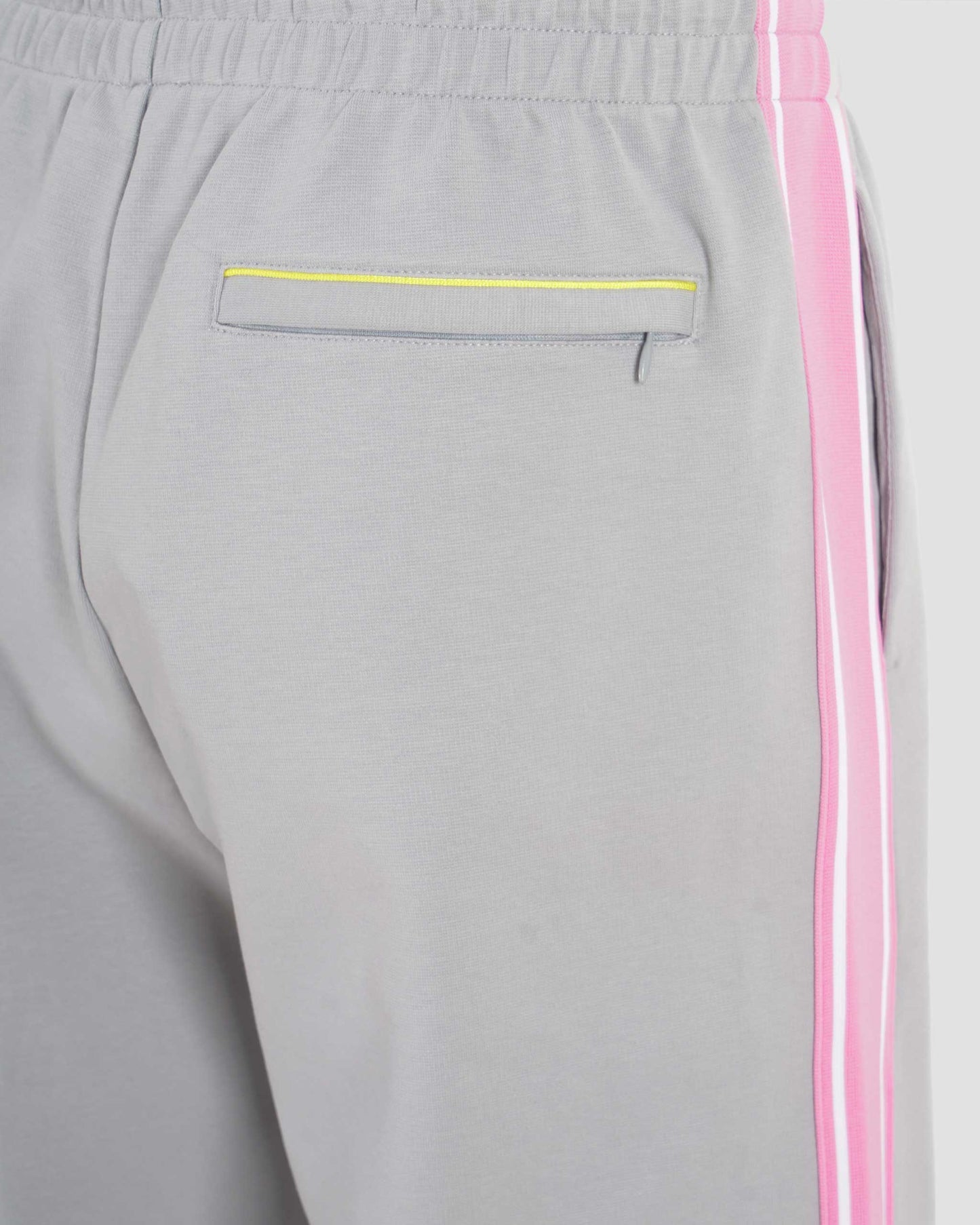 Striped Pintuck Stretch Cotton Pants