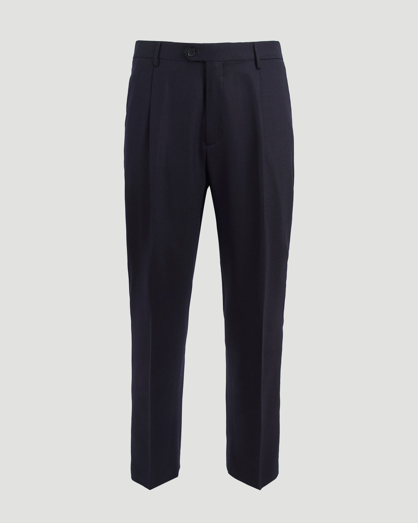 WOOL TROUSERS IN NAVY