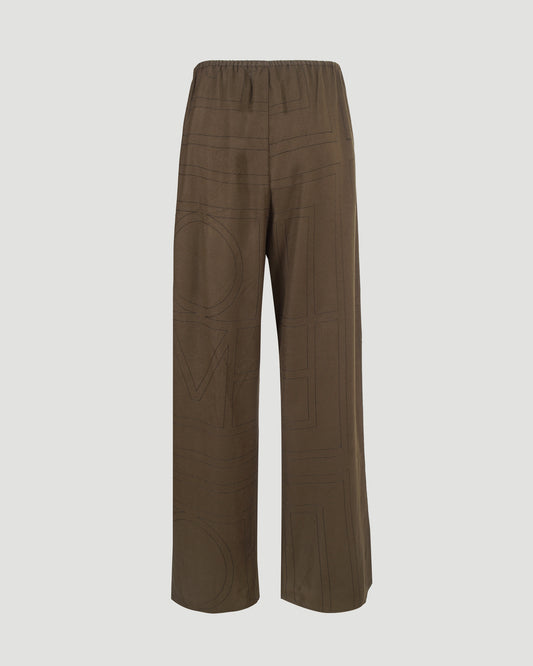 Monogram Flannel PJ Bottoms