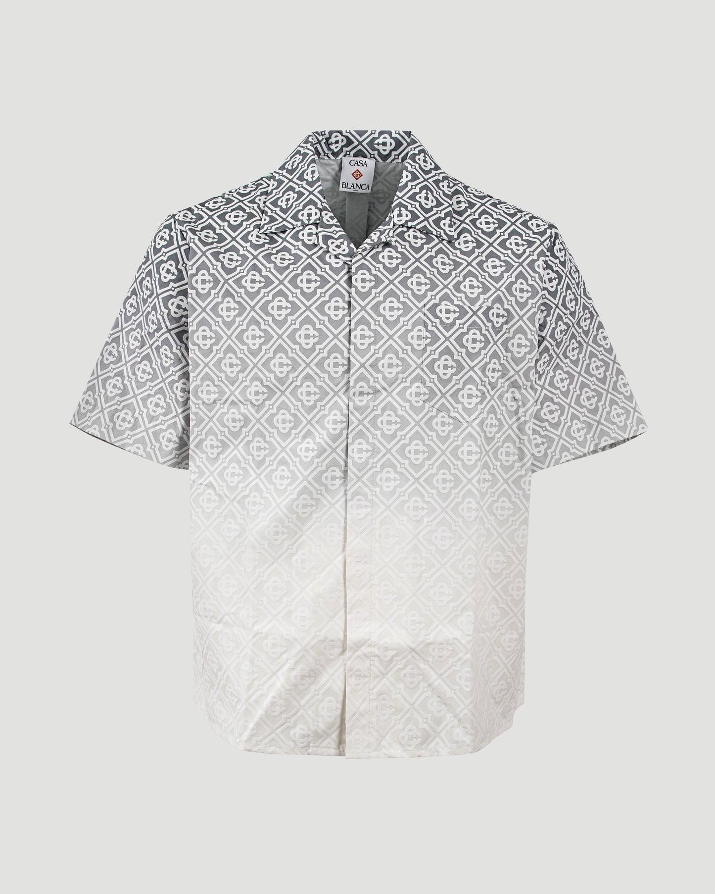 Gradient Cuban Collar Shirt