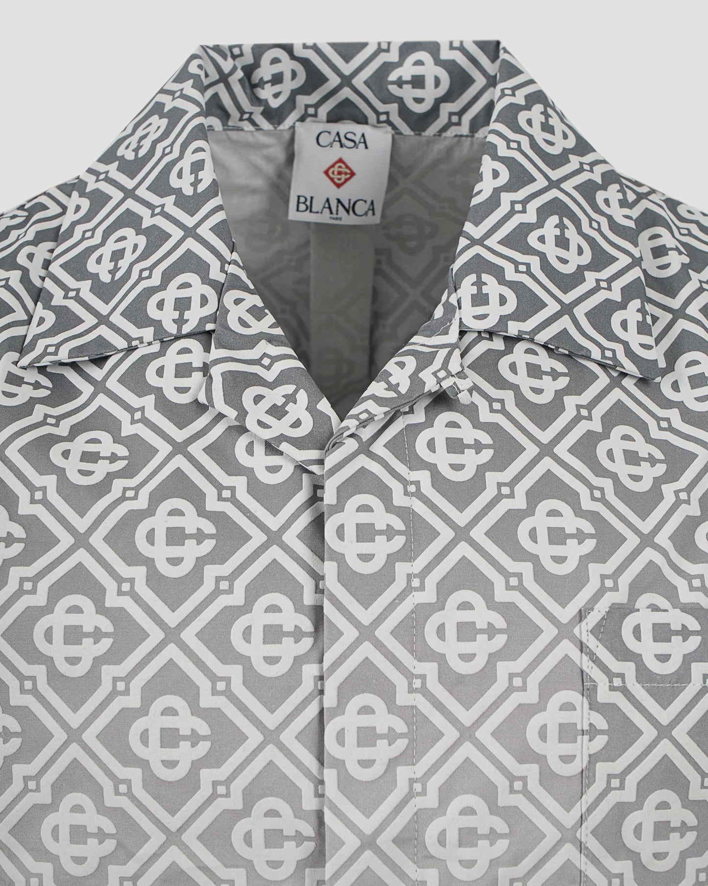 Gradient Cuban Collar Shirt