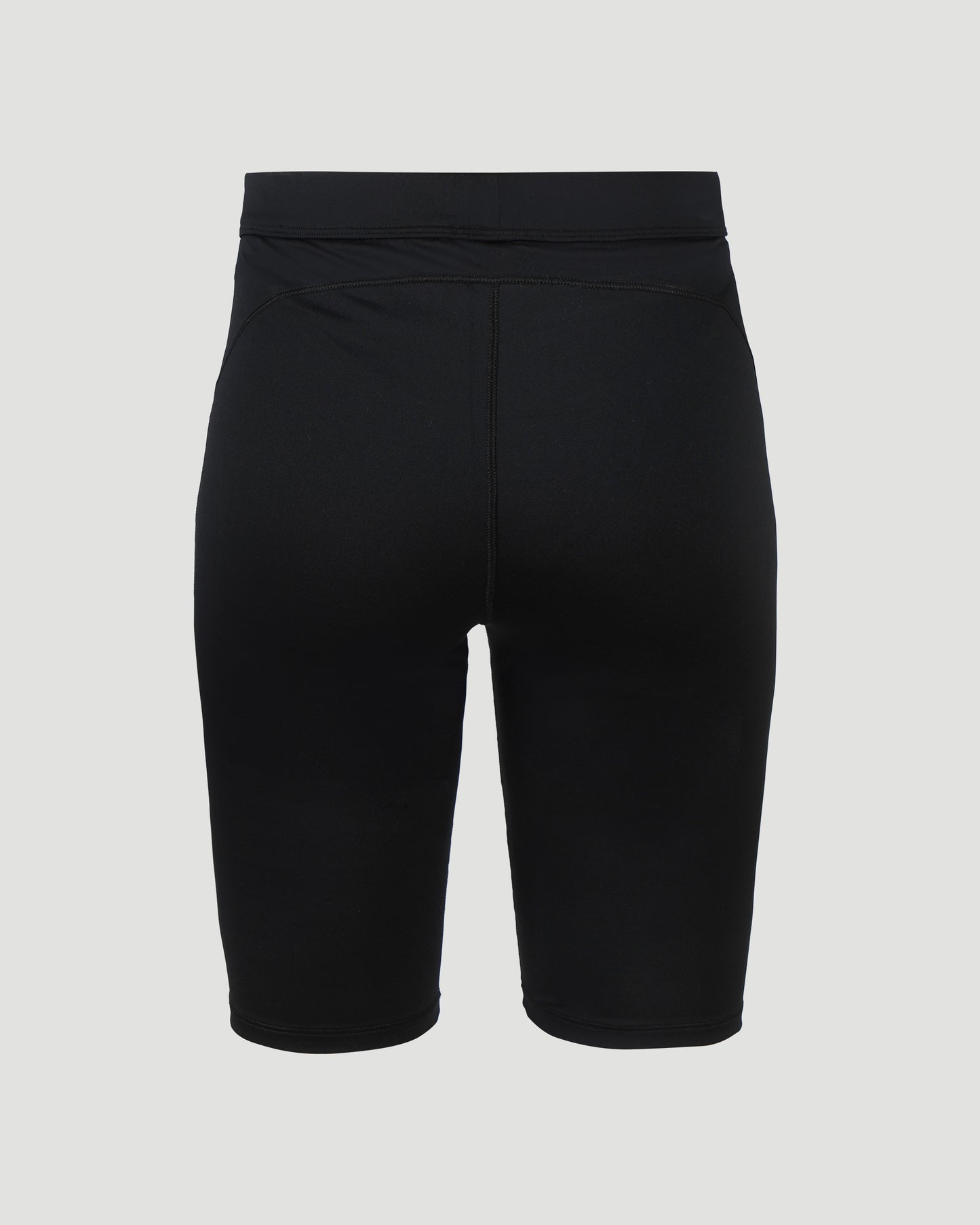 Black Cycling Shorts With Logo