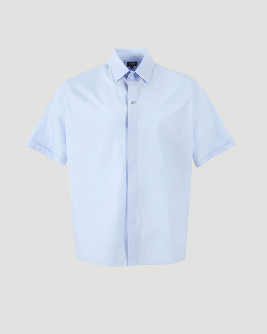 Short-Sleeved Cotton Shirt