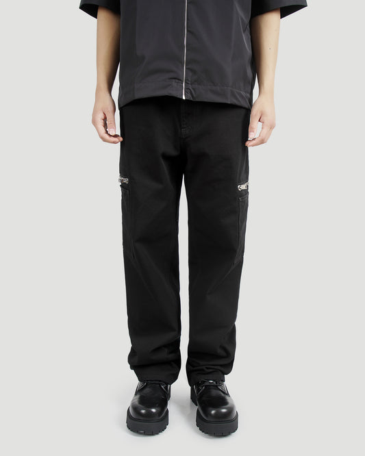 Cargo pants in denim