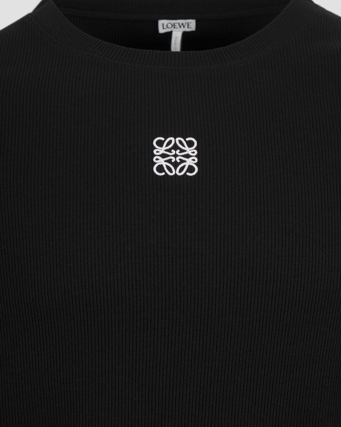 Oversized Long Sleeve T-Shirt in Black