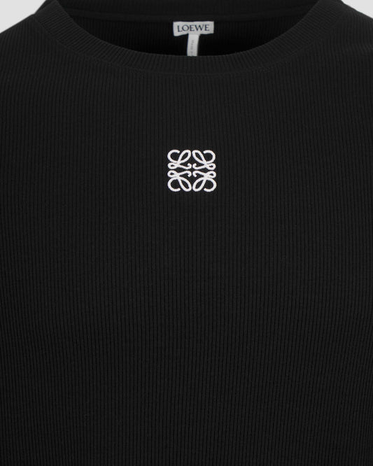 Oversized Long Sleeve T-Shirt in Black
