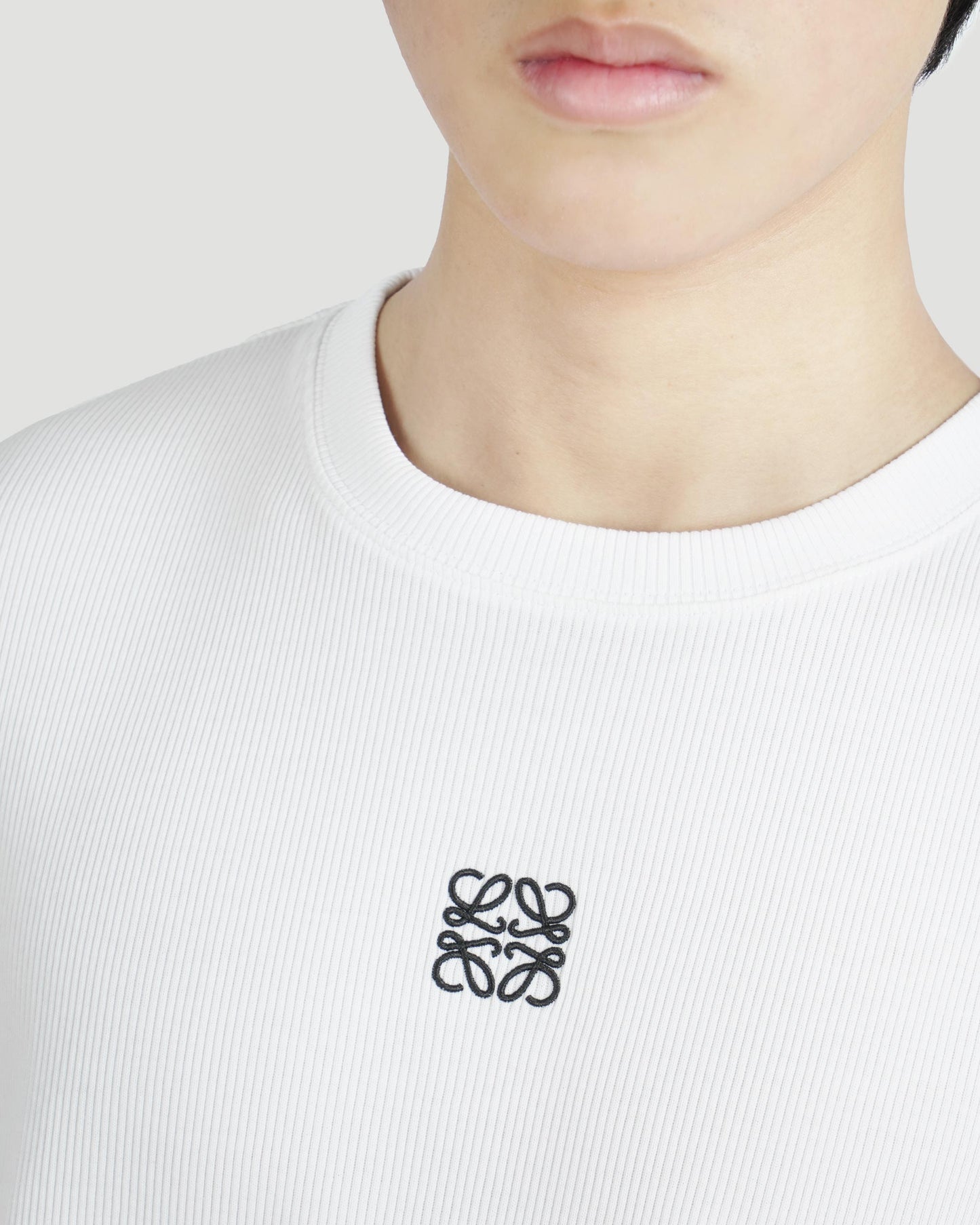 Overszied Long Sleeve T-Shirt in White