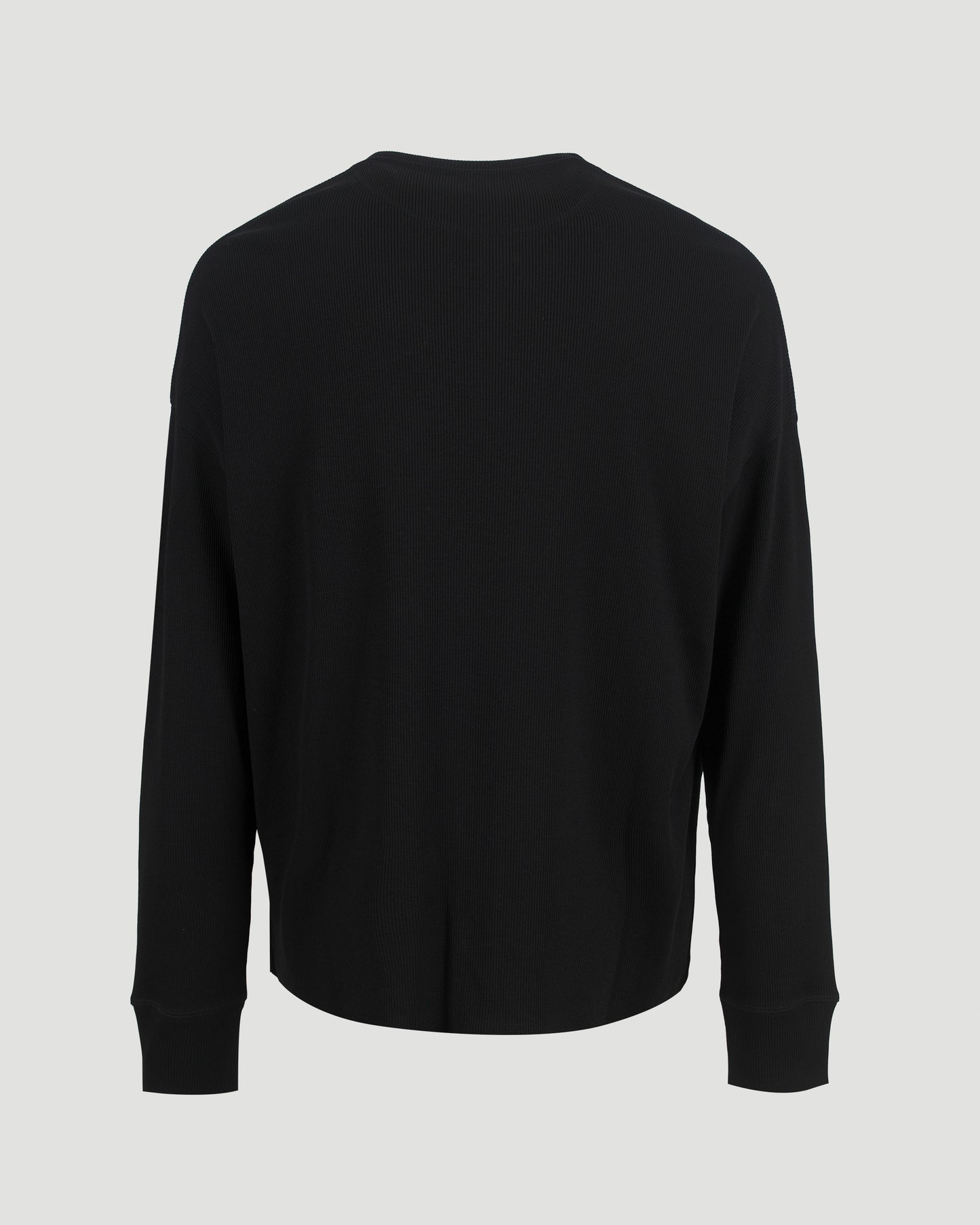 Oversized Long Sleeve T-Shirt in Black