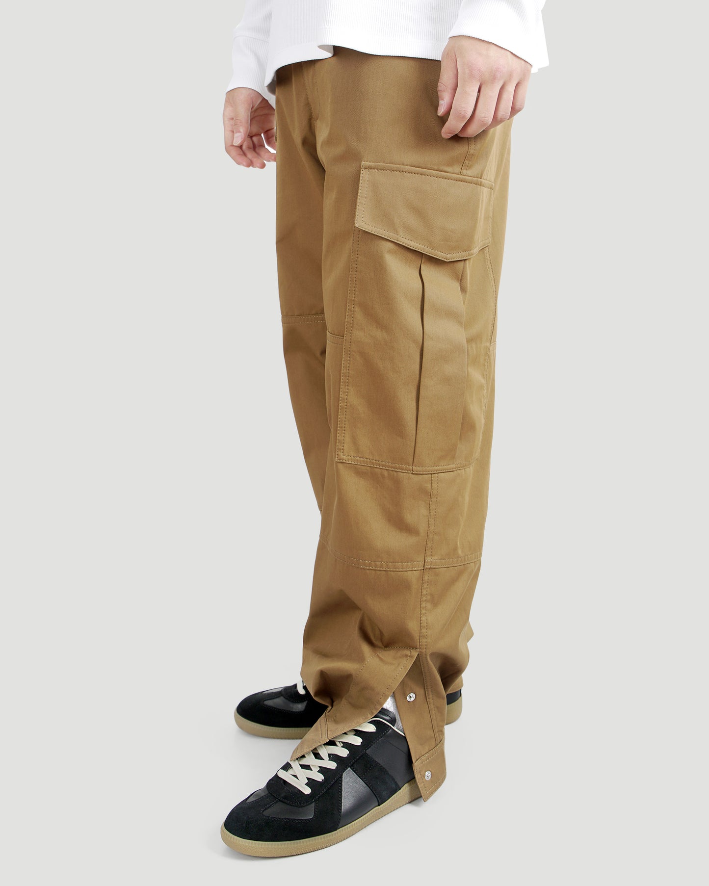 CARGO PANTS IN CAMEL