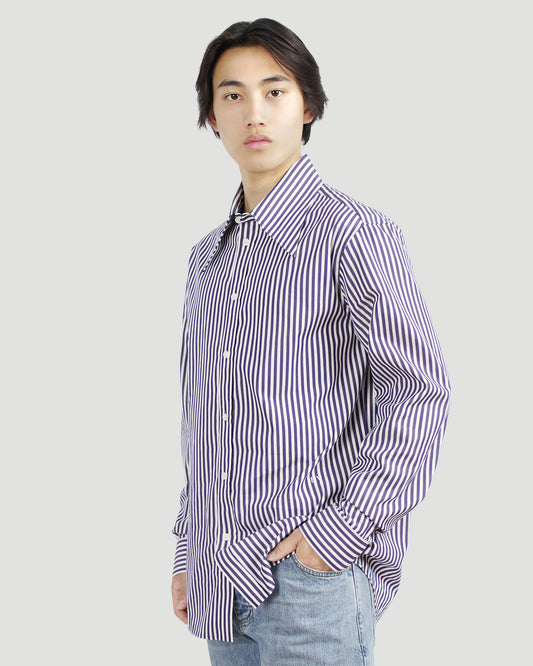 Striped Poplin Shirt