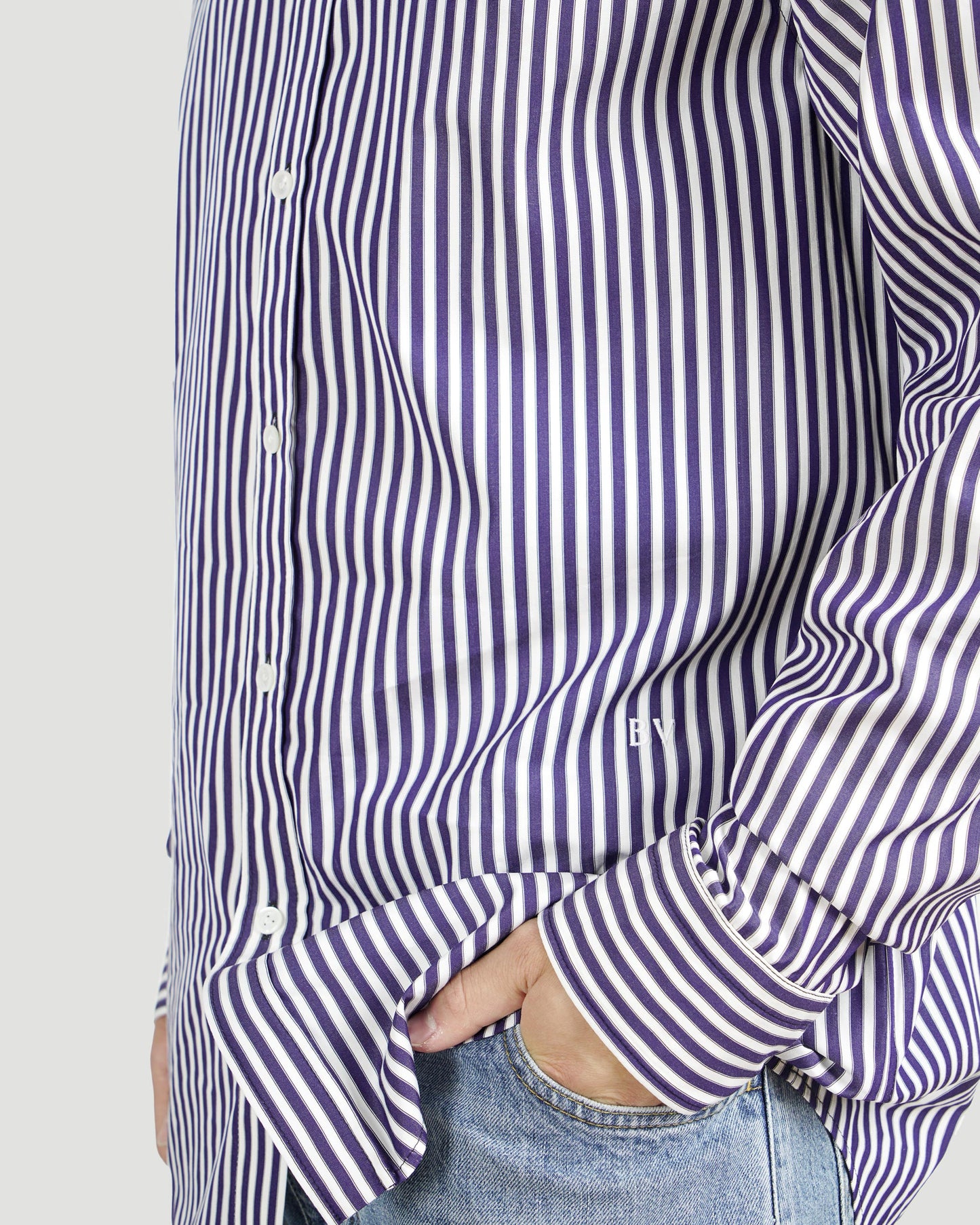 Striped Poplin Shirt