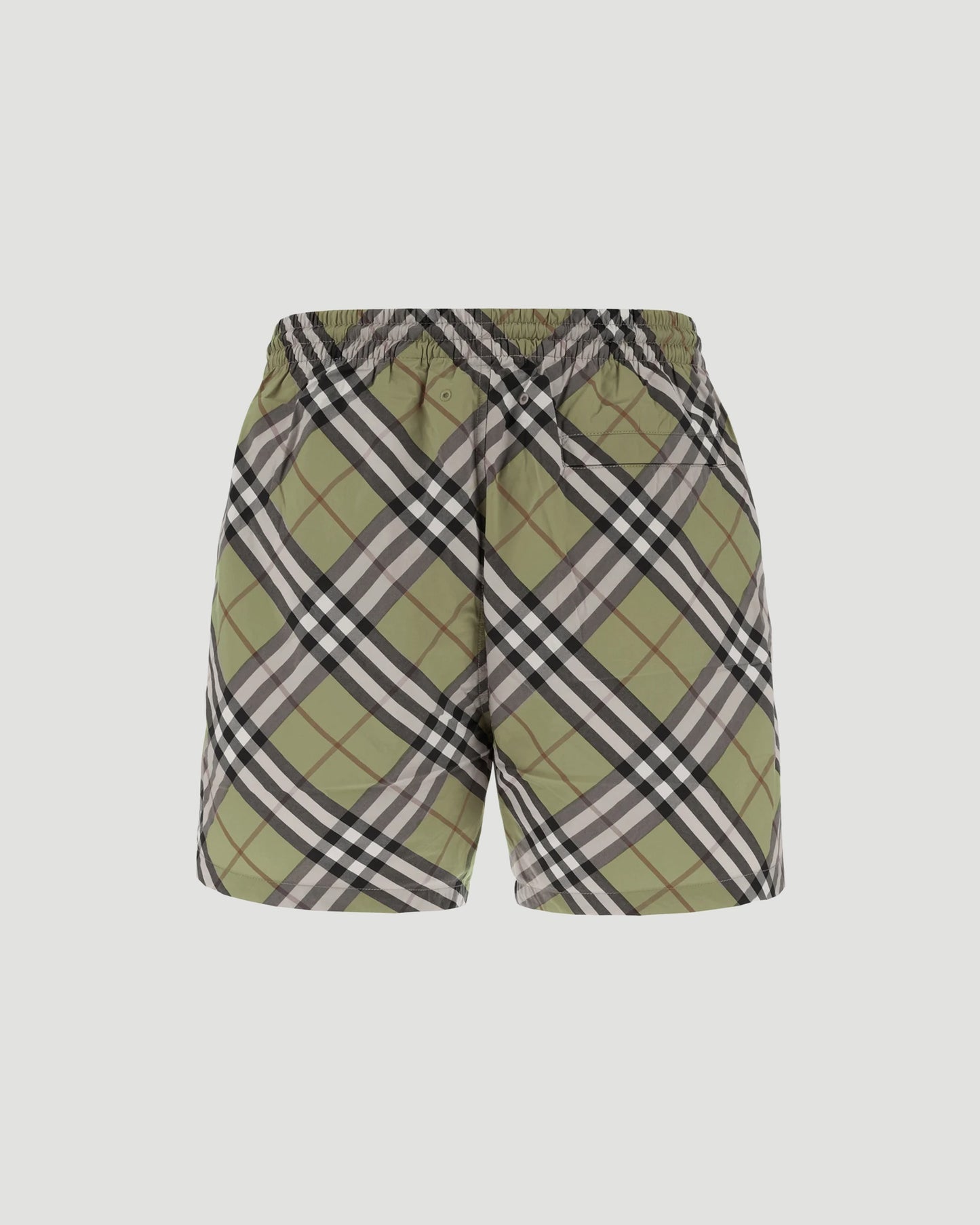 Green Check Swim Shorts