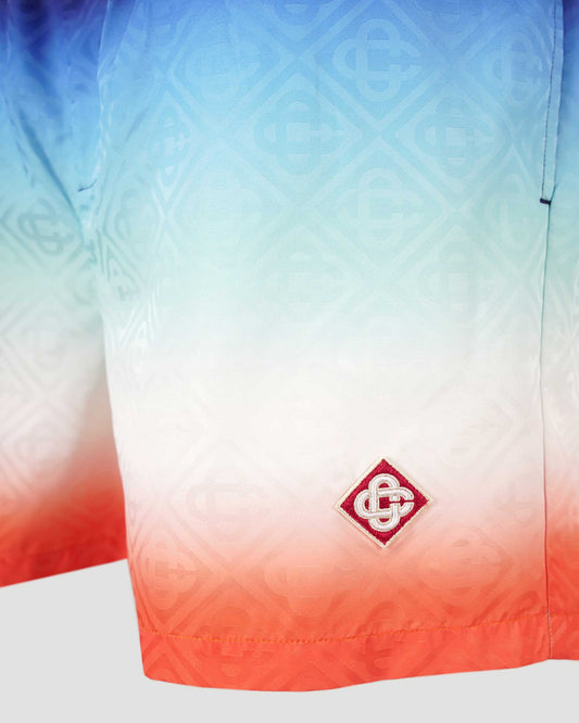 Swim Shorts in Gradient Print