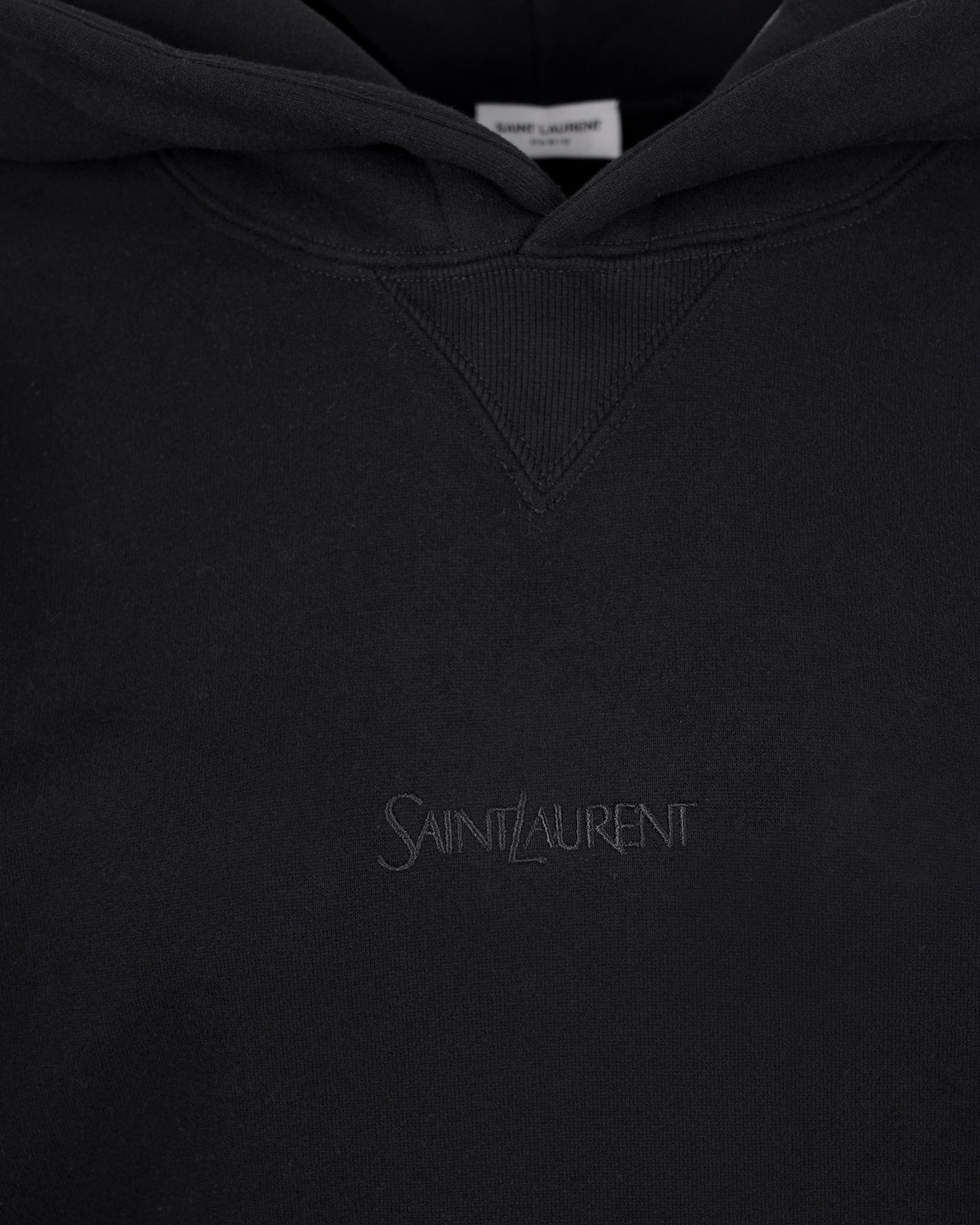 LOGO HOODIE IN BLACK