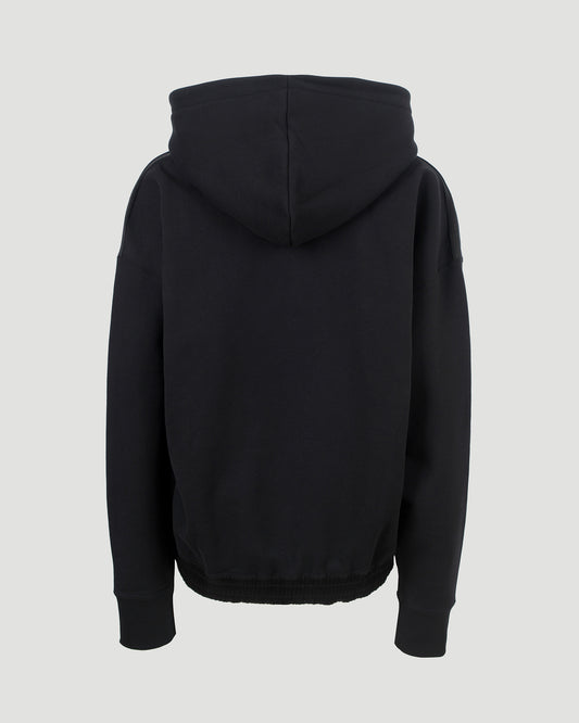 LOGO HOODIE IN BLACK