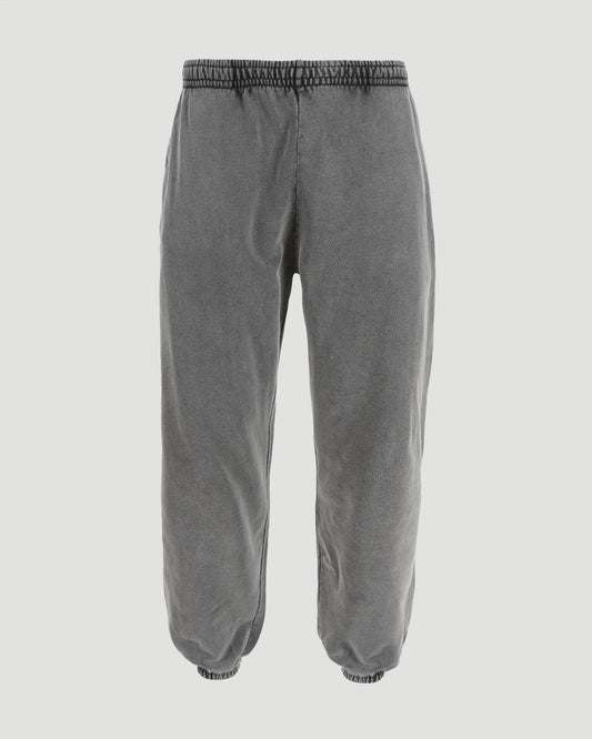 Cotton Sweatpants in Faded Black