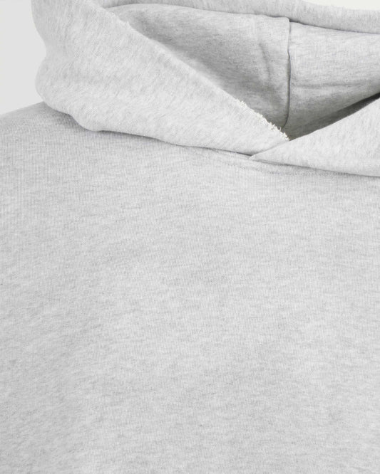 Logo Hooded Sweater in Light Grey