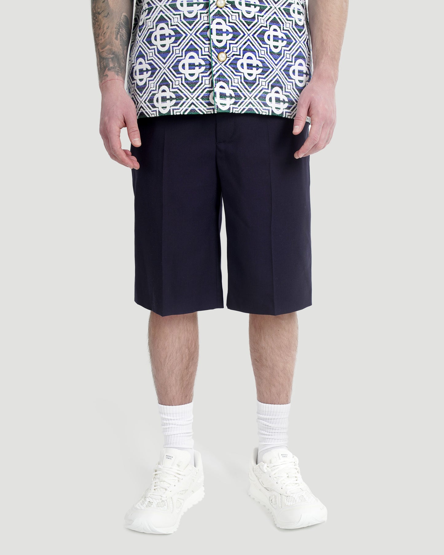 Wool Tailored Shorts