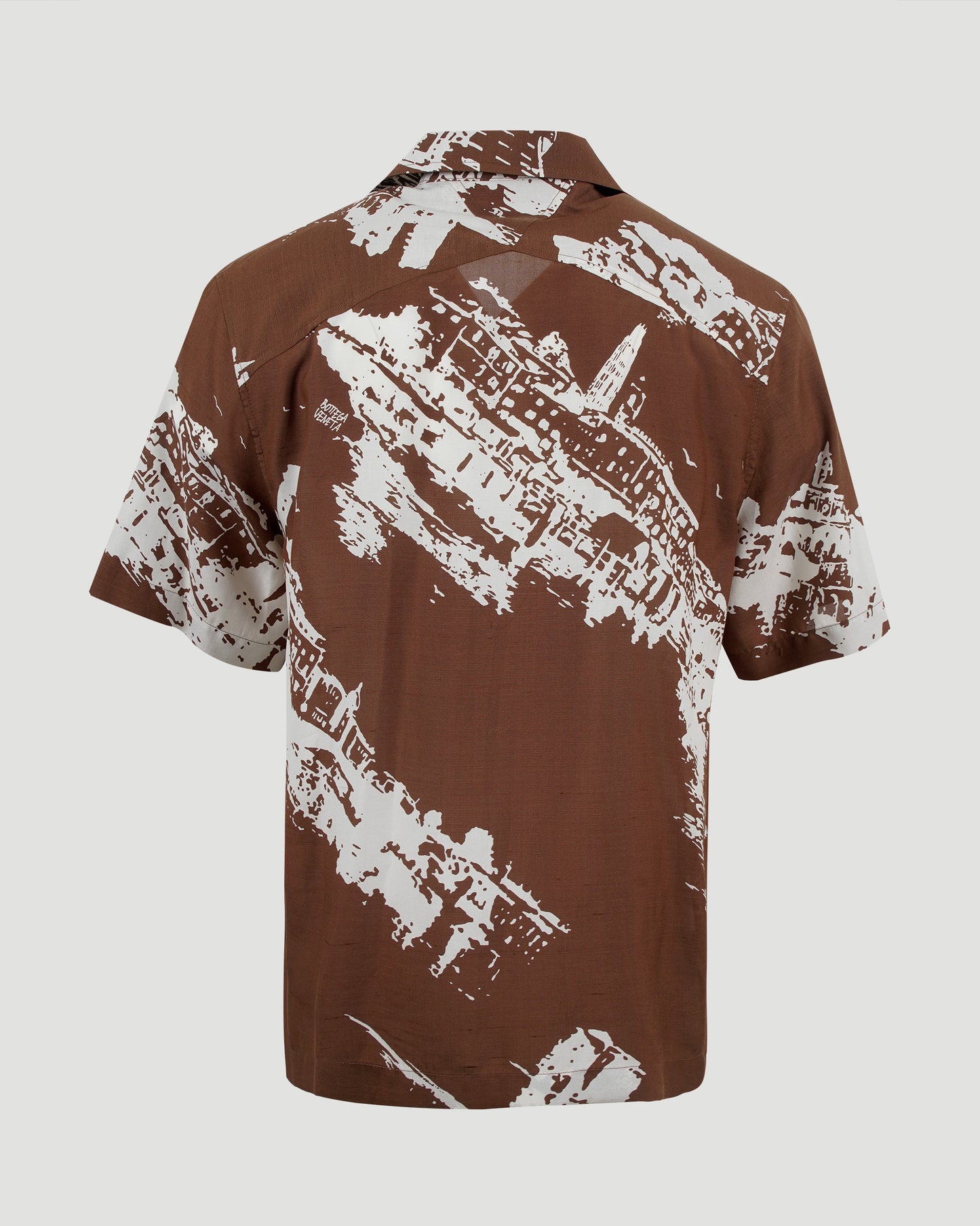 Italian Postcard Silk Shirt