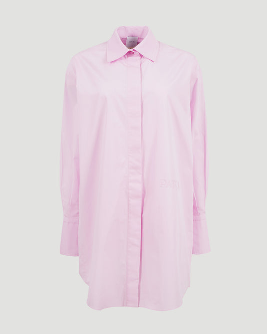 MINI SHIRT DRESS IN PINK