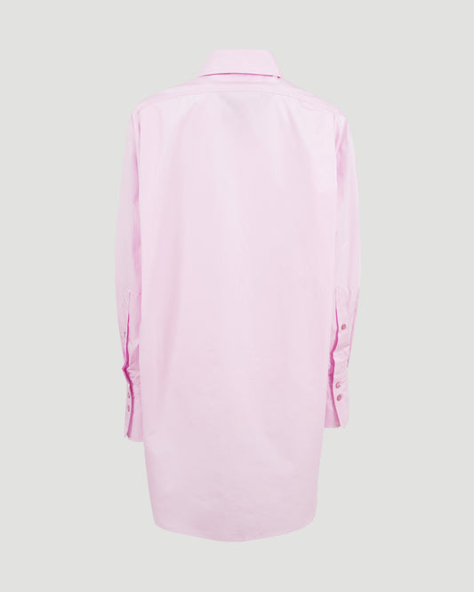 MINI SHIRT DRESS IN PINK