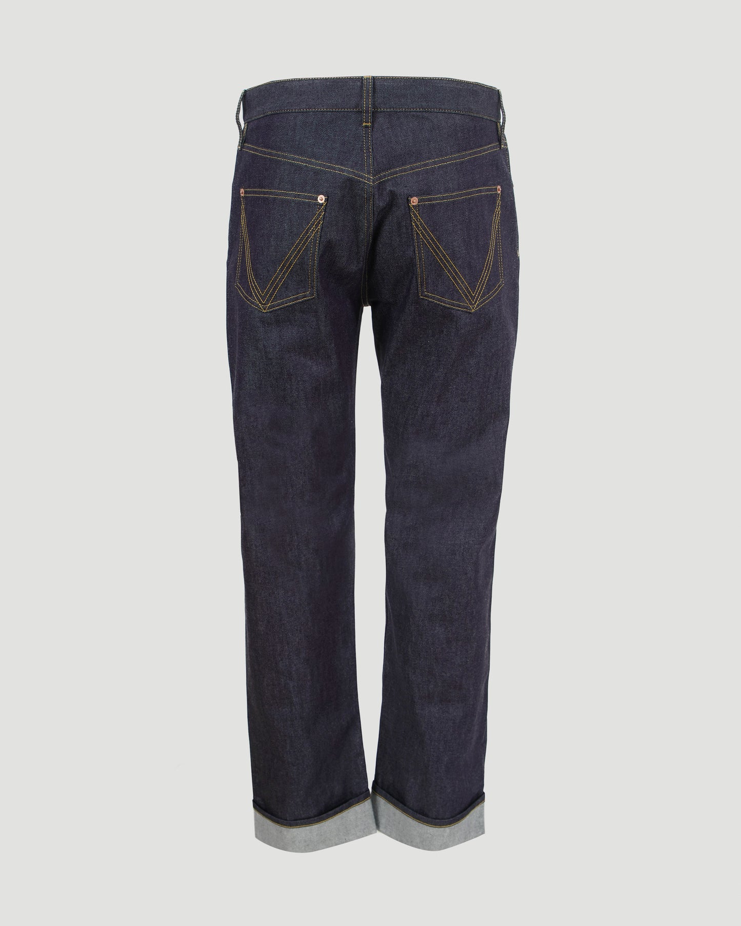 Rinsed Indigo Wide Leg Jeans
