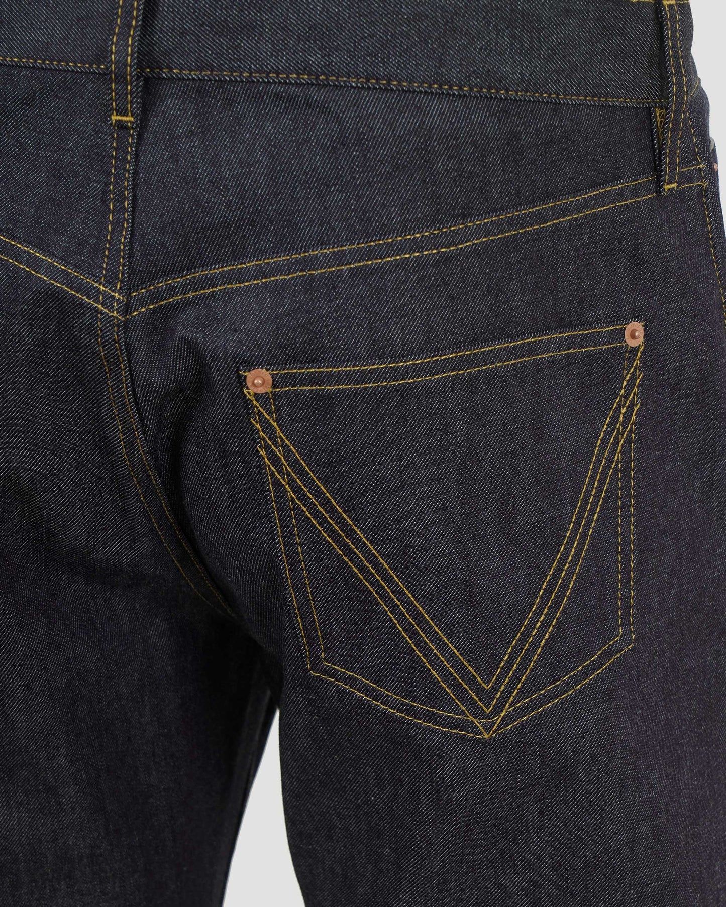 Rinsed Indigo Wide Leg Jeans