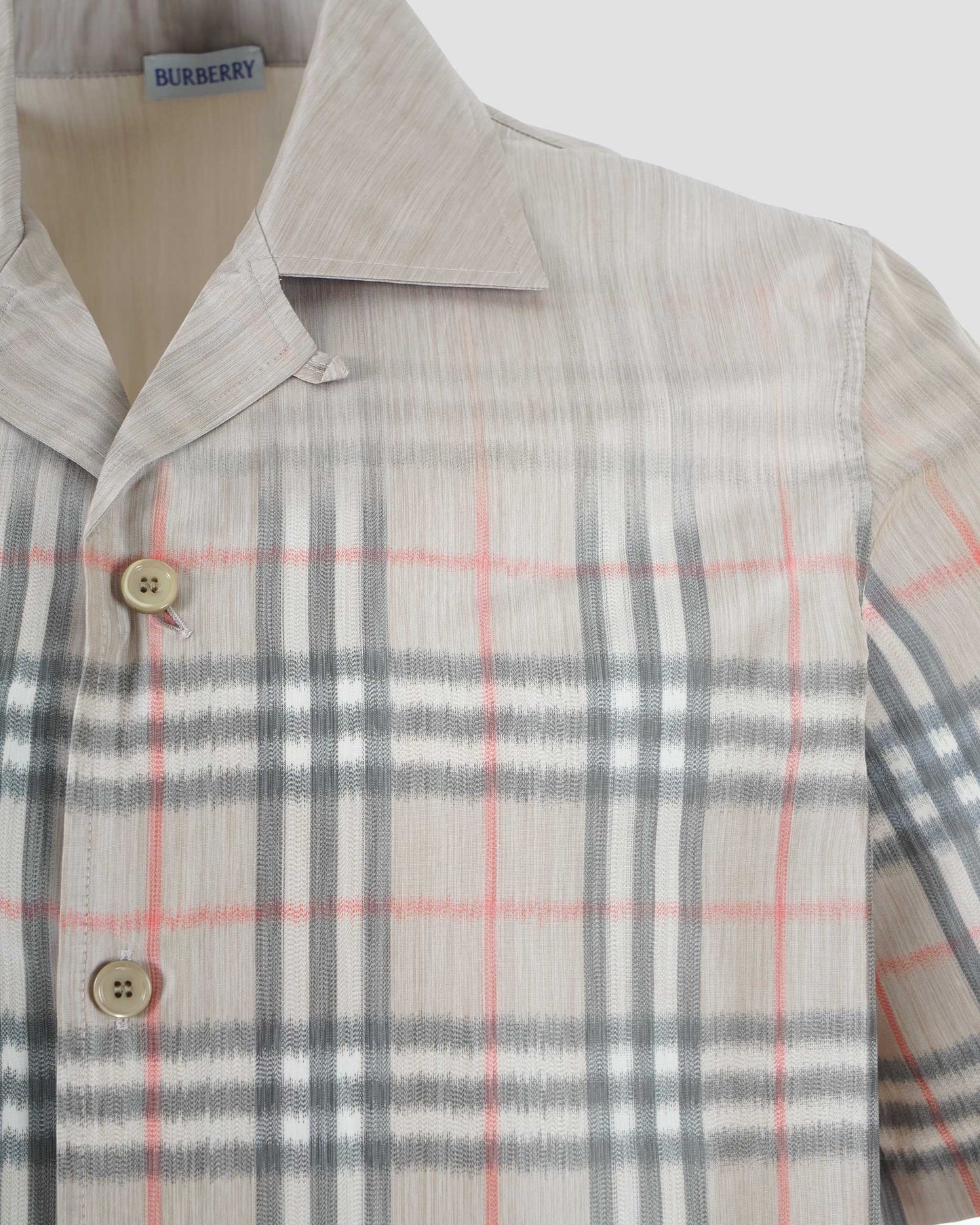 Gradient Check Cotton Shirt