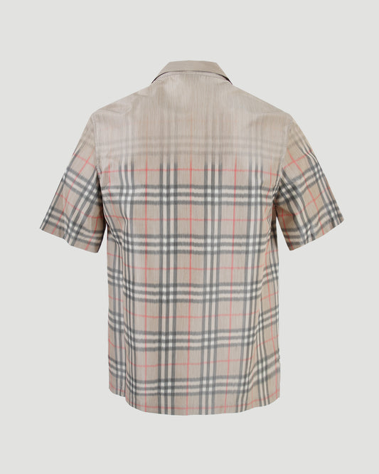 Gradient Check Cotton Shirt