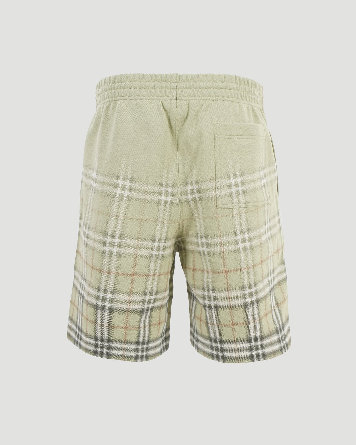Gradient Check Cotton Shorts