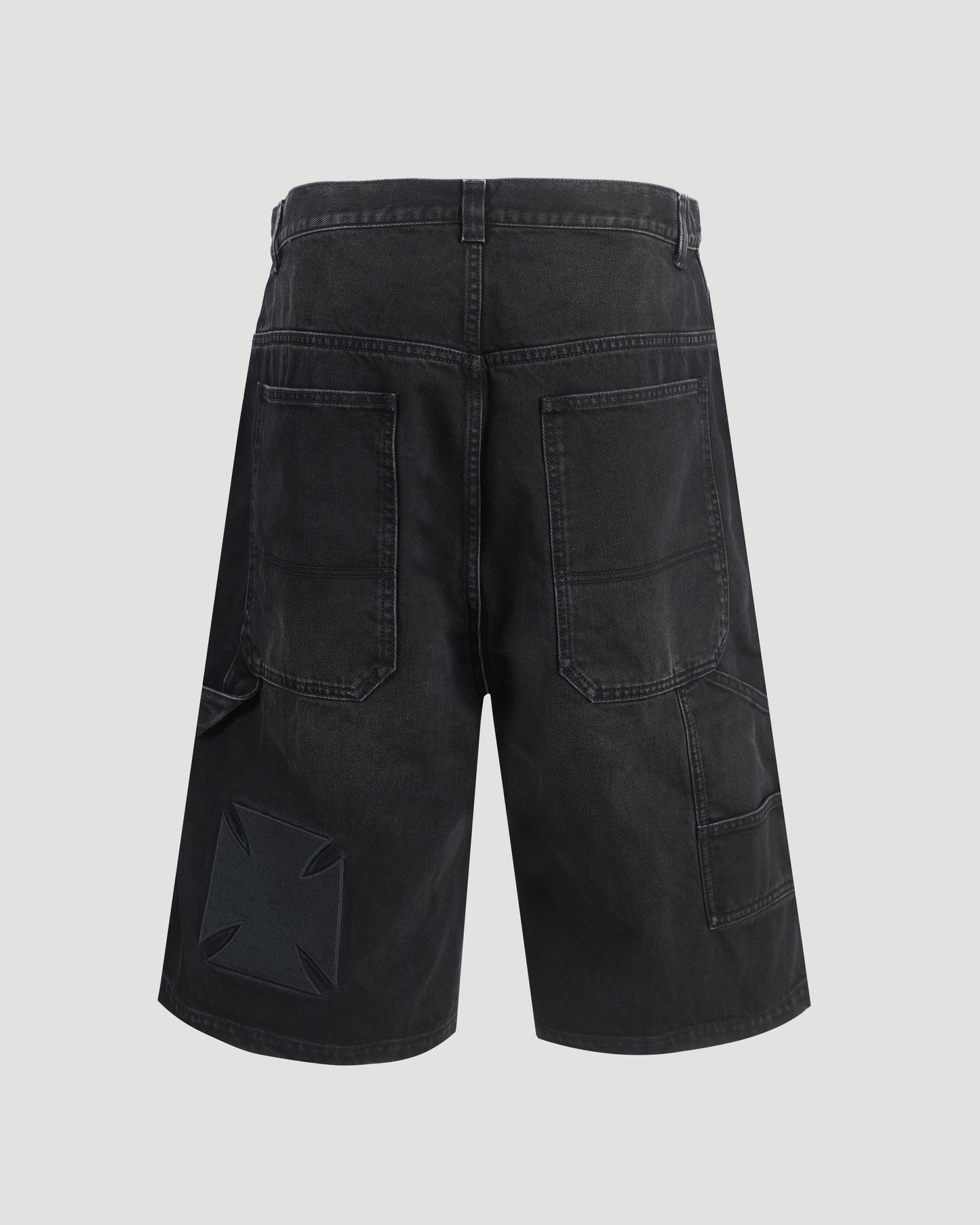 Biker Cross Hip-Hop Denim Shorts