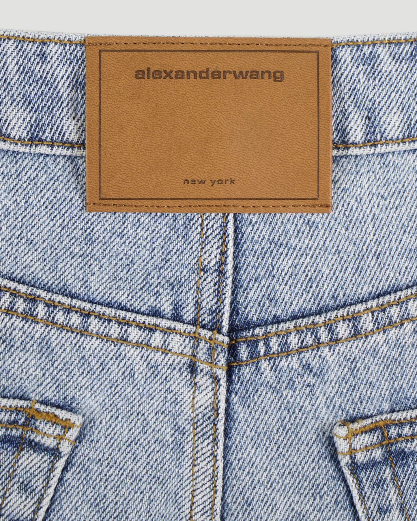 Alexander Wang Light Indigo Rounded Jeans in Blue — product photo 3