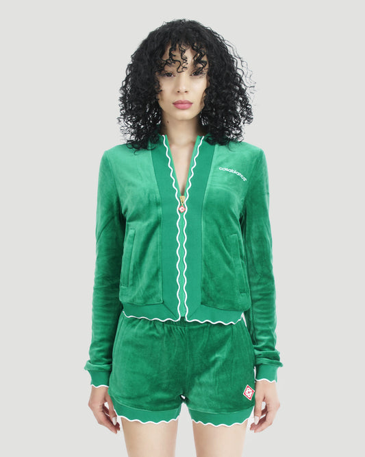 Scalloped Track Jacket