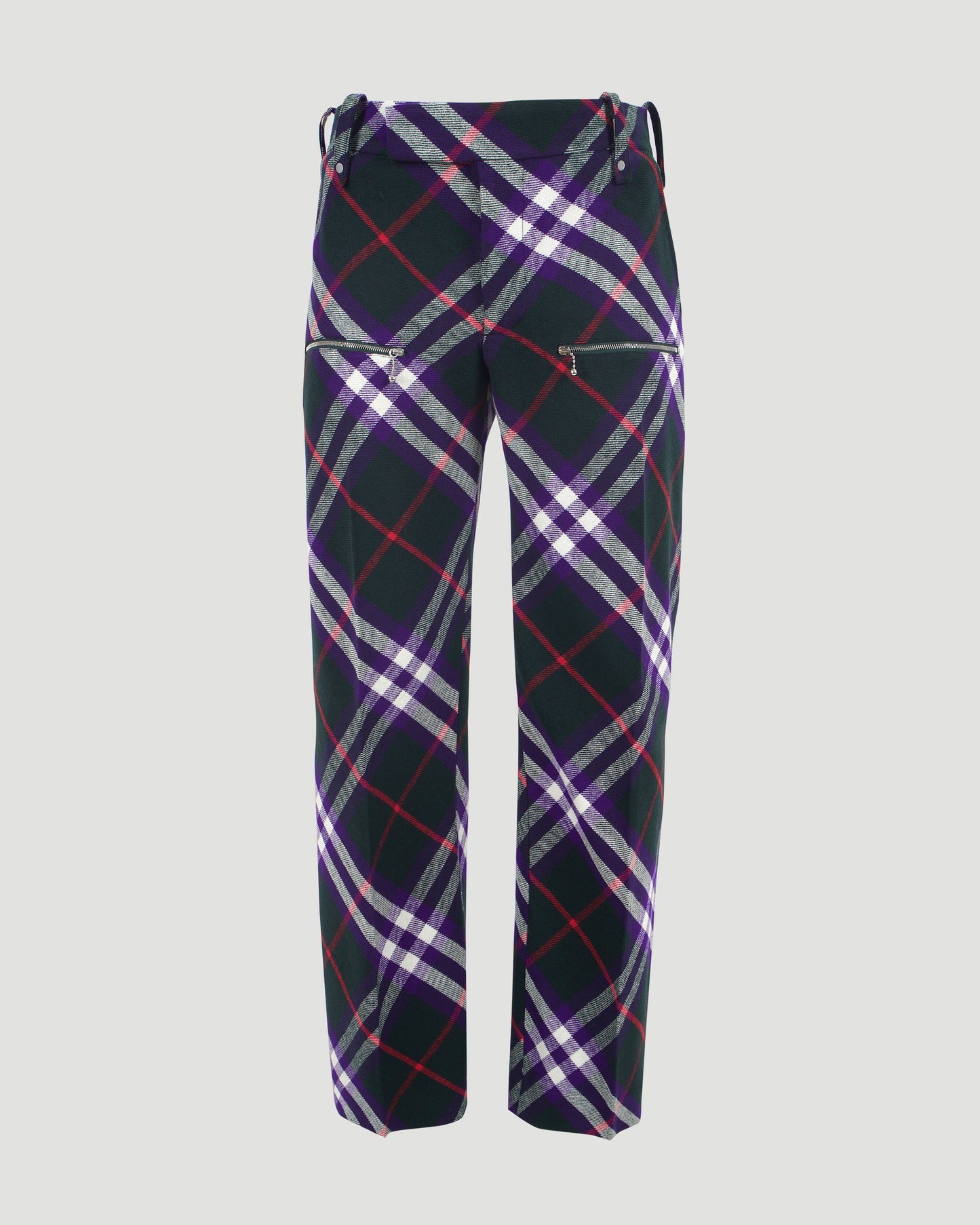 CHECK PRINT TROUSERS