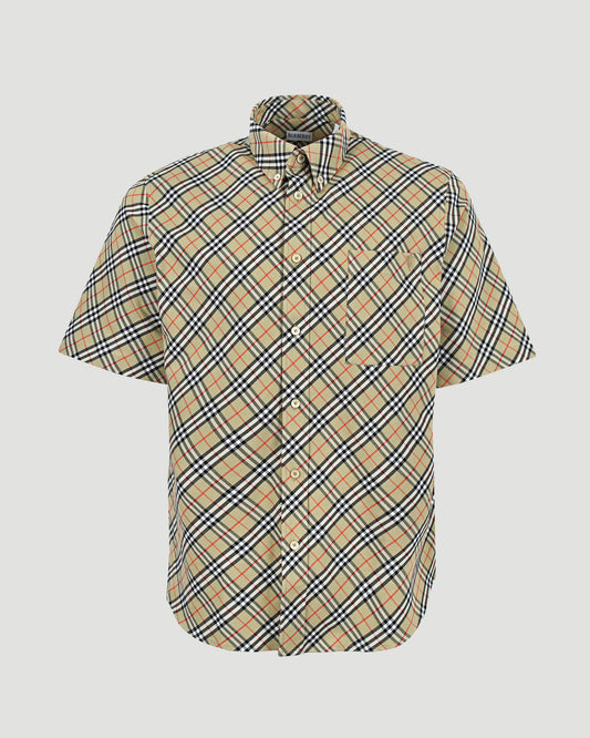 Vintage Check Shirt in Sand