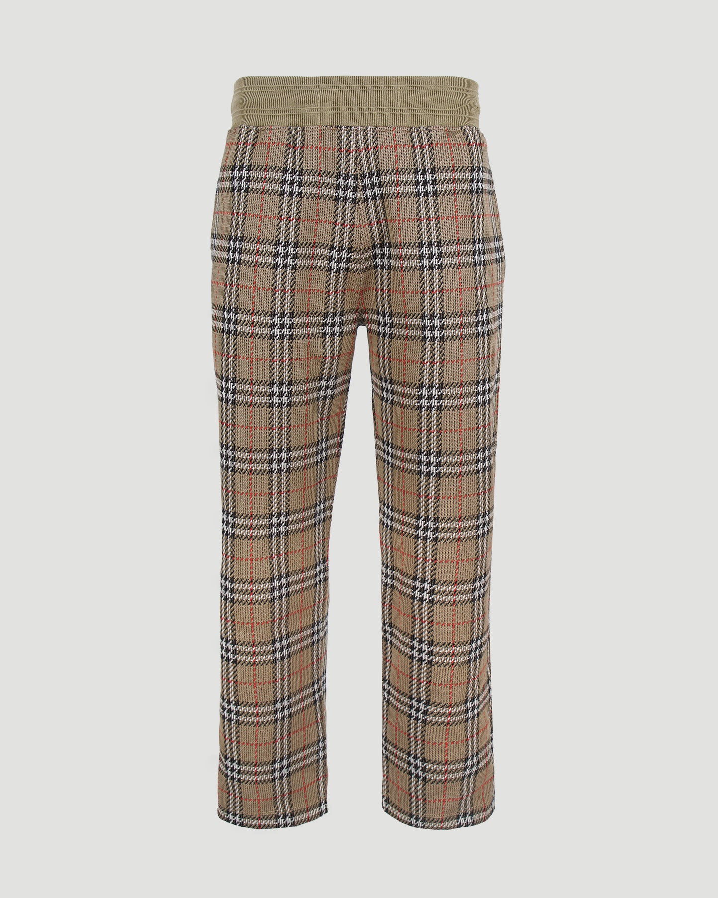 Check Jacquard Trousers