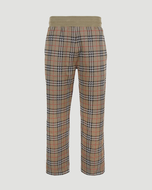 Check Jacquard Trousers
